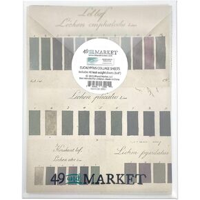 أوراق مجمعة 6 "x8" 40/pkg - حوامل اللون: الأوكالبتوس