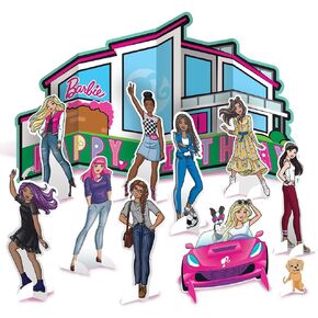 Barbie Dream Together Table Table Kit (11 جهاز كمبيوتر) - مثالي لحفلة سحرية - مثالية لأعياد الميلاد ، والنوم ، والمناسبات الخاصة