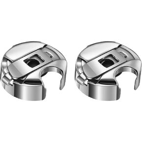 Amornphan - 2pcs l style bobbin case القياسي الحجم الصناعي يناسب معظم آلة التطريز التجارية المتوافقة مع/استبدال لـ Juki Consew Singer Singer Brand Brand Brand Single Needle