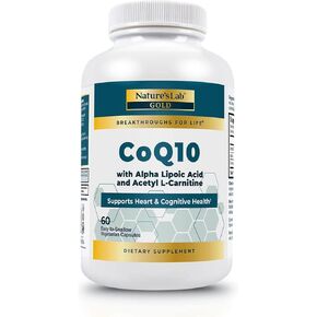Nature's Lab Gold CoQ10 + Alpha Lipoic Acid + Acetyl L-Carnitine HCl