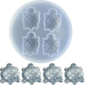 Resin Jewelry Molds, Turtle Silicone Mold for Resin Pendants, Keychains, Earrings, Jewelry Making Casting Supplies