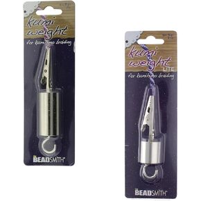 وزن Beadsmith Kumi Lite ، 87 جم (3.1 أوقية) و 45 جم (1.6 أوقية) ، مع مقطع التمساح