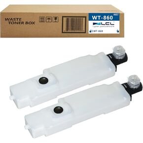 LCL Compatible Waste Toner Box Container Replacement for WT-860 1902LC0UN0 2LC93150 for Kyocera TASKalfa 3500 3500i4500 4500i5500 5500i3501 3501i4501 4501i5501 5501i 3050 3050ci3051 3051ci3550(2-Pack)