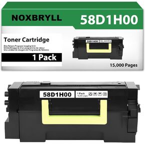 58D1H00 High Yield Toner Cartridge Compatible for Lexmark 58D1H00 Toner Cartridge MS725 MS821 MS822 MS823 MS824 MS825 MS826 MX721 MX722 MX725 MX822 MX824 MX826 Printer - 15,000 Pages, 1 Pack