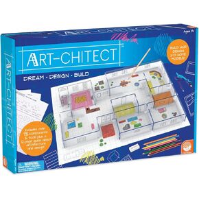 MindWare Art-chitect Home Model Building for Kids – 3D Architectural Design Kit for Kids Ages 8 and Up – Learn The Basics of Architecture As You Design Start to Finish