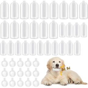Tebery 45 Pack Replacement Squeakers for Dog Toys, Loud Plastic Pet Toy Squeakers Repair, Squeaky DIY Toy Noise Makers Accessories, Insert Replacement Squeaker for Cat Dog Toy, 3 Model