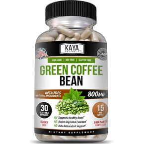 Kaya Naturals Green Coffee Bean 60 Count
