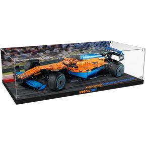 علبة عرض أكريليك لـ LEGO 42083 Bugatti Chiron Race Car ؛ حالة العرض فقط ، نموذج LEGO غير مدرج