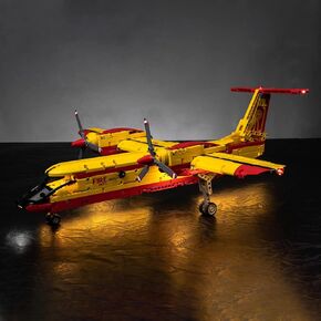 طقم مصباح LED المتوافق مع طائرة Lego Technic Firecraft 42152 (بدون طوب) ، إضاءة إبداعية متوافقة مع Lego Fire Plane 42152 Lights فقط