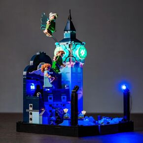 LED Light Kit لـ Lego Peter Pan & Wendy's Flight فوق لندن 43232 USB مجموعة الإضاءة (الأضواء فقط ، لا طرز LEGO)