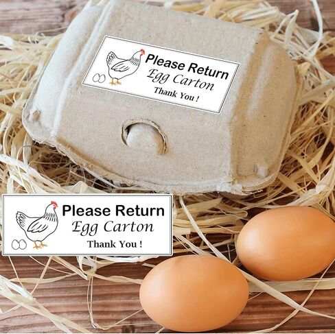 Unwashed Egg Carton Tag Stickers Farm Fresh Chicken Eggs Cartons Labels Egg Stickers Eggs Packaging Sticker Chicken Egg Cartons Sticker for Organizing, Stock Management 500 Pcs in Saudi Arabia