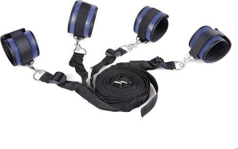 Leather Black Ankle Straps Wrist Cuffs D-Ring for Fitness Legs Exercise Attachment Adjustable in Saudi Arabia
