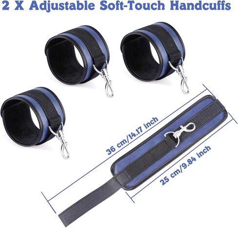 Leather Black Ankle Straps Wrist Cuffs D-Ring for Fitness Legs Exercise Attachment Adjustable in Saudi Arabia