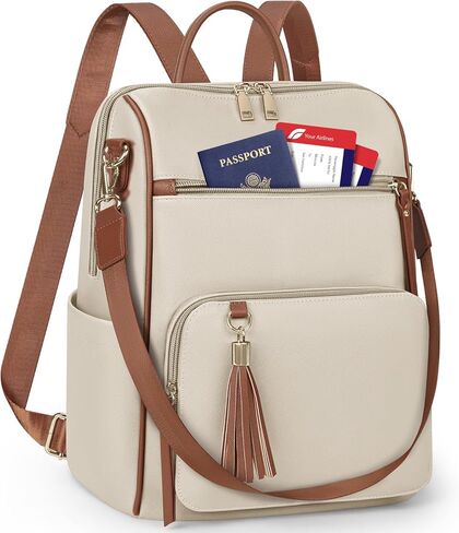 RAINSMORE Backpack Purse for Women Leather Travel Backpack Purse Waterproof Anti Theft Fashion Small Casual Daypacks Mini Backpack Purse Ladies Convertible Shoulder Bag Travel bag with Tassel, Black in Kuwait