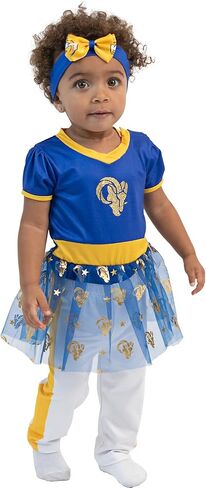 MODERN HERO NFL PHILADELPHIA EAGLES Officially Licensed Infant One-piece Bodysuit and Leggings Costume includes One-piece Bodysuit with Mesh Skirt, Leggings and Matching Headband, Size 12 Months in Kuwait