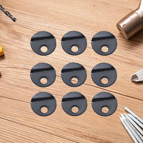 100pcs إطار الصورة إطار الزر أزرار السحابات مع مسامير ، 12 مم صورة معدنية مستديرة إطار المقاطع دعم الأجهزة لعلاج الصور المعلقة ، الملصقات ، الحرف السوداء - أسود in Kuwait