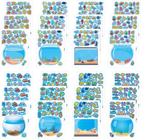 24 ورقة التخييم اصنع ملصقات على الوجه ، ومزيج ألعاب الحفلات في الهواء الطلق وملصق مطابقة ، وصنع ملصقات نزهة خاصة بك. in Kuwait