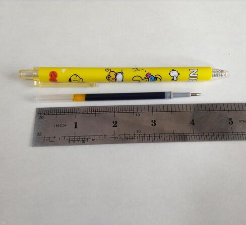 تعبئة حبر الجل السوداء ، 80 جهاز كمبيوتر الشخصي مع 6 أجزاء من أقلام هلام ، إعادة ملء PEN المستخدمة في الأقلام القابلة للسحب ، طرف معدني 0.5 ملم ، تعبئة عالمية 4.4 بوصة ، الكتابة السلسة (أسود 80) in Kuwait