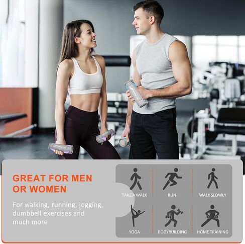Hand Weights for Women Men 1lbs 2lbs 3lbs 4lbs Each Weight, Soft Dumbbells Set of 2 Detachable Dumbbell Walking Weight with Hand Strap for Home Gym Exercise Workout Running Physical Therapy in Saudi Arabia