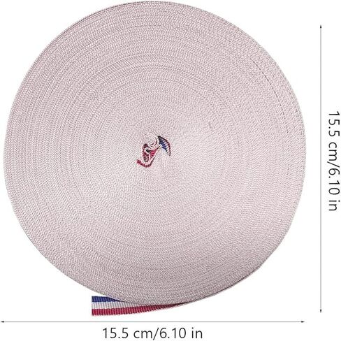Red White and Blue Patriotic Ribbon, 3/8 Inch x 55 Yards American Flag Striped Grosgrain Belt,Double Face Polyester Colorful Ribbon for Memorial Day Gift Wrapping in Kuwait