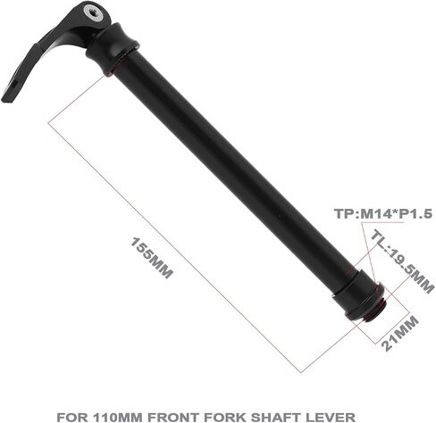 1pc Bicycle Hub Thru Axle Adapter Compatible with RockShox Compatible with Boost Compatible with Fox Forks SC 32 34 36 Quick Release Thru Axle with Handle in Saudi Arabia