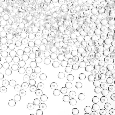 PATIKIL 1.1LB Flat Marbles, 15mm (0.59") Mini Acrylic Gems for Vases Filler Glass Beads Fish Tank Table Scatter Home Decor DIY Crafts, Pink in Saudi Arabia