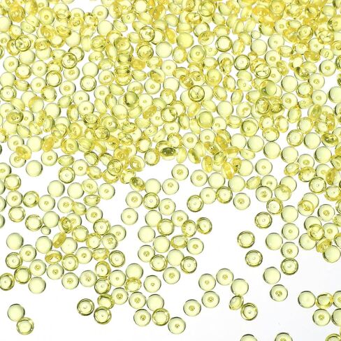 PATIKIL 1.1LB Flat Marbles, 15mm (0.59") Mini Acrylic Gems for Vases Filler Glass Beads Fish Tank Table Scatter Home Decor DIY Crafts, Pink in Saudi Arabia