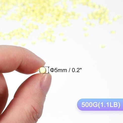 PATIKIL 1.1LB Flat Marbles, 15mm (0.59") Mini Acrylic Gems for Vases Filler Glass Beads Fish Tank Table Scatter Home Decor DIY Crafts, Pink in Saudi Arabia