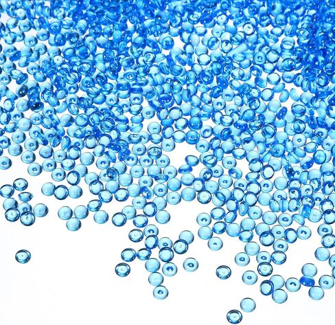 PATIKIL 1.1LB Flat Marbles, 15mm (0.59") Mini Acrylic Gems for Vases Filler Glass Beads Fish Tank Table Scatter Home Decor DIY Crafts, Pink in Saudi Arabia