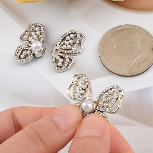 WANDIC Rose Gold Cloak Clasp Fasteners, 6 Pairs Butterfly Fasteners Chinese Knot Frog Buttons Closure Vintage Sewing for Cheongsam Outfit Decoration in Saudi Arabia