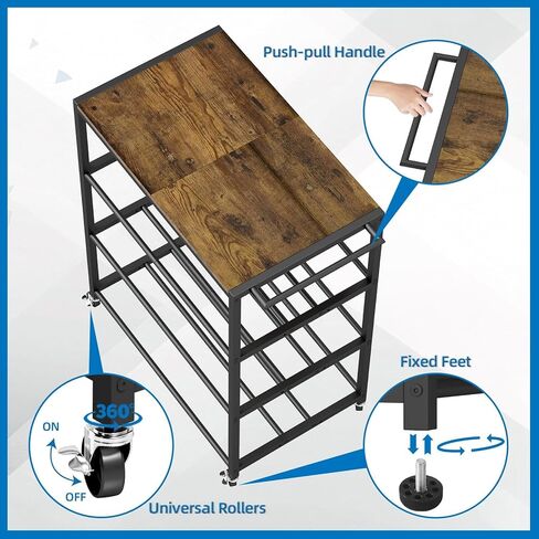 Wall Mount 3D Printer Filament Storage Rack,Rolling 3D Printing Stand Filament Organizer Spool Holders Racks Heavy Duty Metal Shelf for PLA/ABS/TPU,Filaments Organzied for 3D Printing in Kuwait