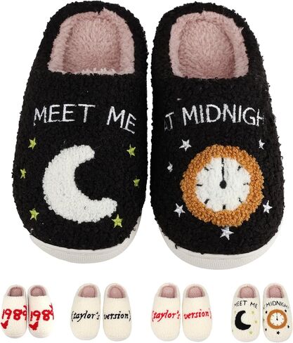 Kids Taylor Slippers Girls Boys House Slippers Comfy Plush Slippers for Home Indoor Shoes in Kuwait