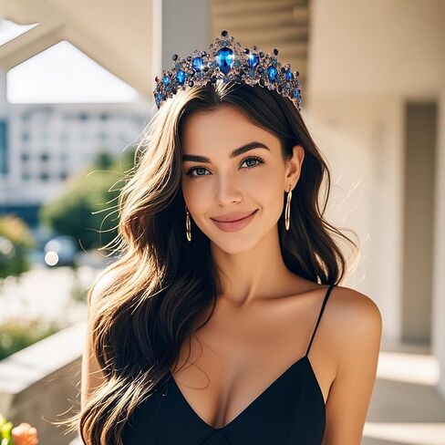 Kamirola Baroque Queen Crown,Rhinestone Wedding Bridal Crown and Tiaras Crystal Headband For Birthday Prom Pageant Party halloween Chrismas (TR05) in Kuwait