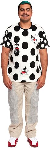 LOUNGEFLY DISNEY MINNIE ROCKS THE DOTS UNISEX TEE LARGE in Kuwait