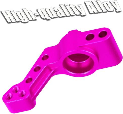 Aluminum Rear Stub Axle Carriers Block Upgrades Part for 1/10 Slash 2WD VXL/Stampede 2WD VXL/Rustler 2WD VXL/Bandit 2WD VXL,RC Alloy Rear Stub Axle Carriers Hops up,Pink in Saudi Arabia