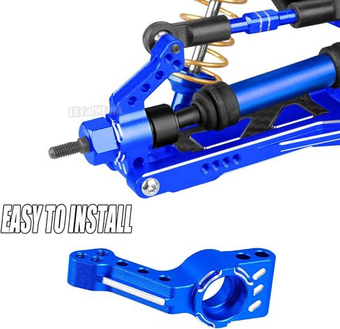 حركات محور محور العذبة الخلفية من الألومنيوم جزء ترقيات لجزء 1/10 Slash 2WD VXL/Stampede 2WD VXL/Rustler 2WD VXL/Bandit 2WD VXL ، RC Alloy Beal Axle Carriers APS UP ، PINK in Kuwait