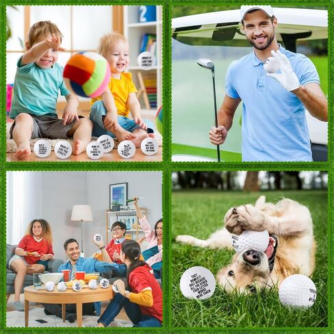 12 Pcs Mini Golf Stress Balls - 2.5 Inch Squeeze Foam Balls for Party Favors, Sports Stress Relief, Adult Prizes, Office(White) in Saudi Arabia