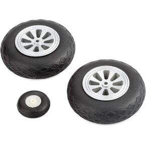 مجموعة عجلات E-flite P-51D 1.2M- EFL8210 عجلات التراجع عن و accys