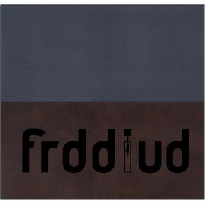 صفائح جلدية من أجل Frddiud Lasable ، 12 "x24" رقعة جلدية لاصوقة ، مستلزمات نقش بالليزر CO2 ، جلد فو لأدوات الصياغة ، محافظ جلدية (بني داكن/أسود)