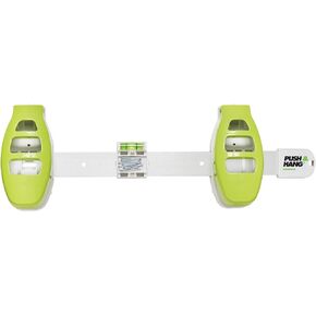 Hangman Push & Hang Pro Picture Tool Att مع أظافر ومستوى لصور الجدار ، إطارات Green Phla-18
