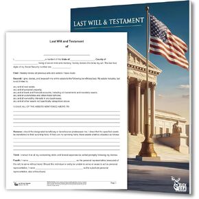 Buck 2025 Last Will & Testament Kit: 7X Attorney-Prepared Customizable Forms with Step-by-Step Instructions, 50-State Compatibility, Comprehensive End-of-Life Planning for Singles, Couples, & Families