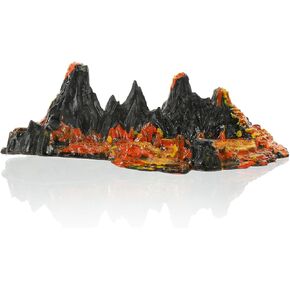 2pcs Simulation Volcano Models Soft Plastic Volcano Ornaments Decoration