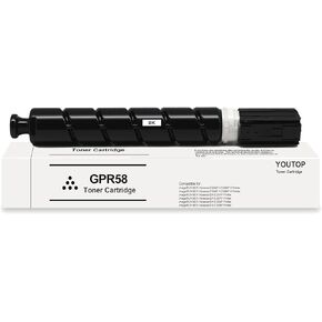 GPR-58 GPR58 خرطوشة الحبر الأسود (2182C003AA) استبدال Canon Imagerunner Advance C256IF II C256IF III C356IF II C356IF III DX C257IF DX C357IF DX C359IF DX C259IF PRINTER PRINTER 1 حزمة