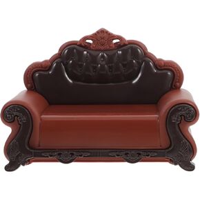 GLEAVI Miniature Dollhouse Furniture Sofa: Plastic Mini Doll House Sofas for Dollhouse Craft Decoration Party Kit