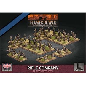 Flames of War: War War: British Rifle Company (BBX53)
