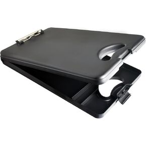 سوندرز Deskmate II 00533 حافظة تخزين بلاستيكية - أسود ، حجم حرف ، 10 بوصات. × 16 بوصة. حامل المستندات مع التخزين الداخلي