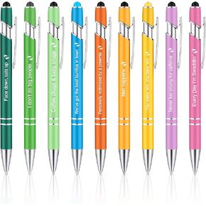 12 Pcs Labor and Delivery Nurse Pens Funny Nursing Pens, Nurse Week Gifts for Doctor Medical Assistants Office Supplies(Colorful,Classic)