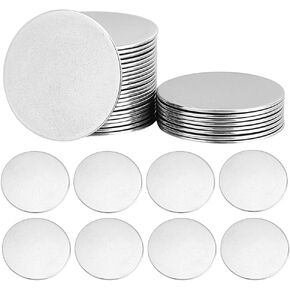 ph pandahall 30 pcs 30mm flat route 201 feeth steel full frank endants for arring pracelet netcleace making make charm make ، no hole