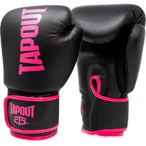 TAPOUT Boxing Gloves with Breathable Mesh Palm for Men and Women in Training, Muay Thai, Kickboxing, Sparring, and MMA