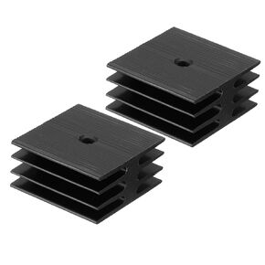 PATIKIL Rectifier Diode Radiator, 6 Pcs Bridge Rectifier Electronic Silicon Diodes Radiator for Converting AC Power to DC Power, Black